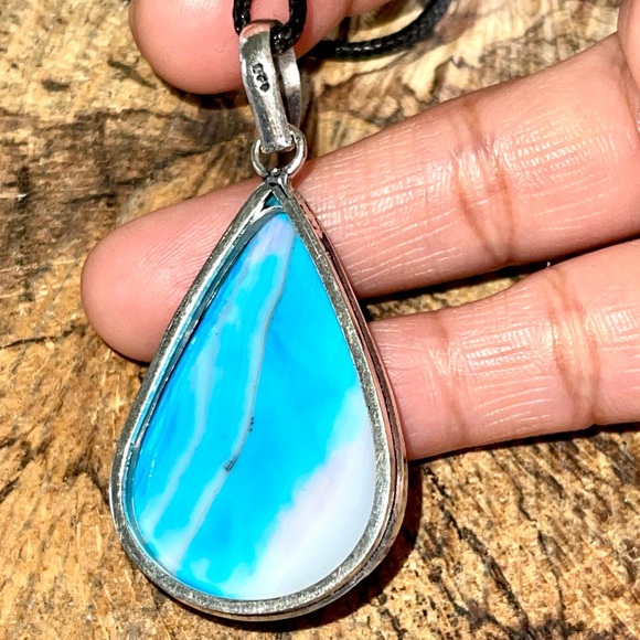 Blue Botswana Agate 2” - Picture 5 of 10